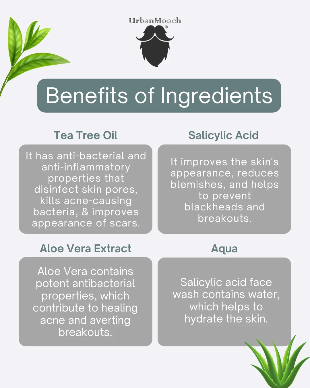 UrbanMooch Salicylic Acid Face Wash for Men - Image 5