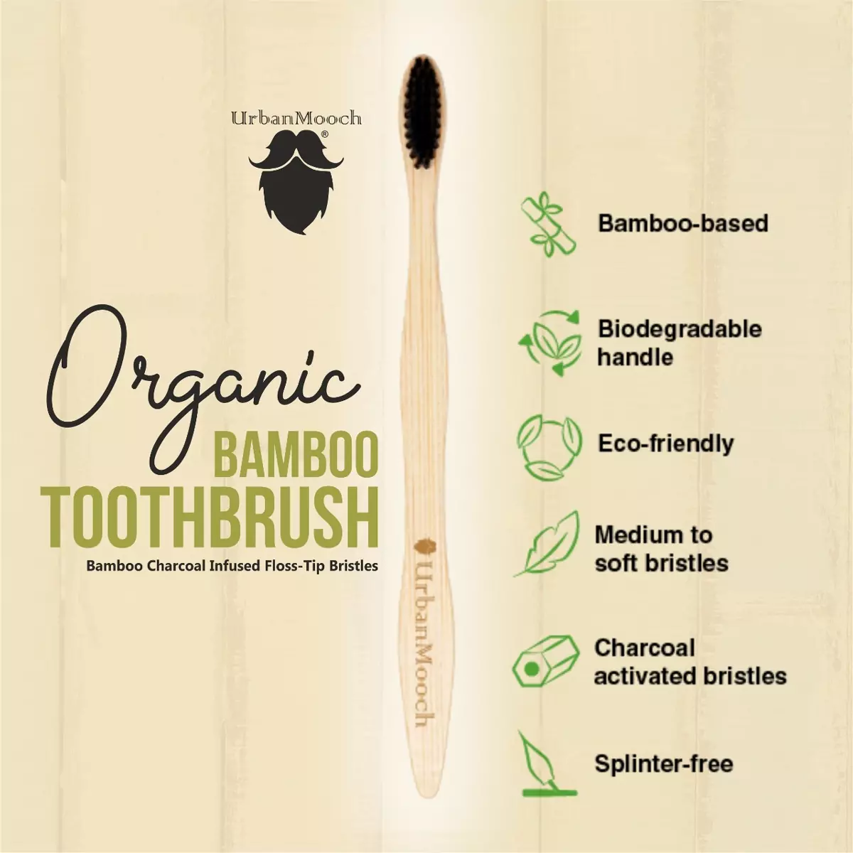 Bamboo Charcoal Toothbrush for Natural Oral Care - Image 4