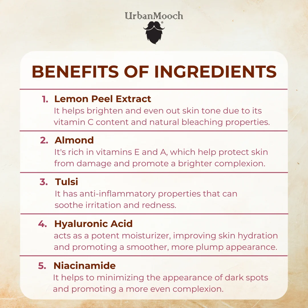 UrbanMooch Insta Bright Fairness Cream For Men - Image 3