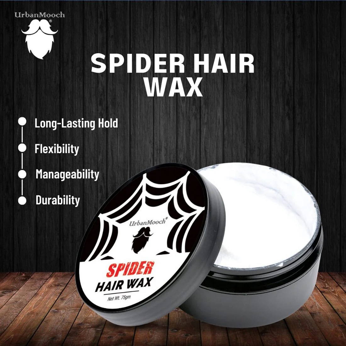 Long Lasting Spider Hair Styling Wax - Image 3