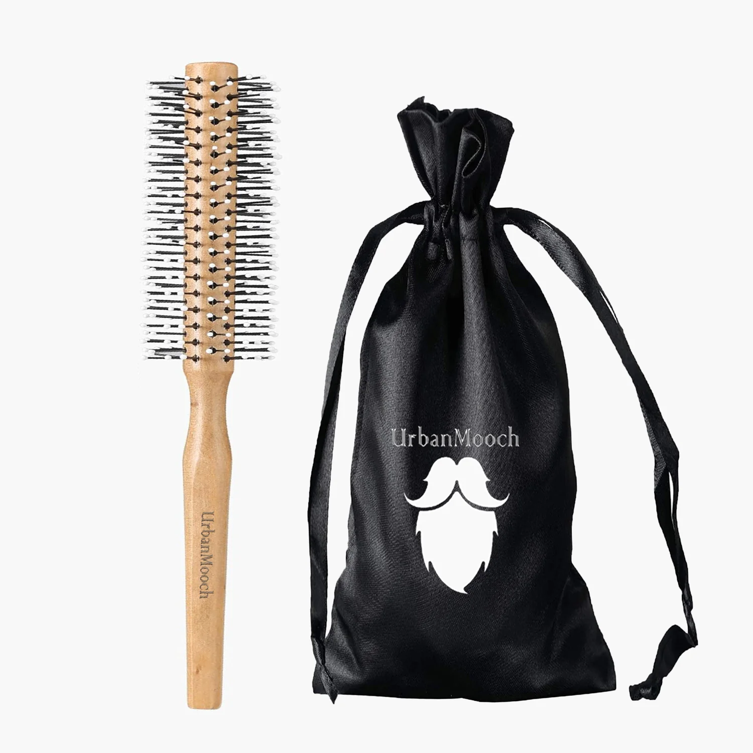 UrbanMooch Round Hair Brush for Men - Image 3