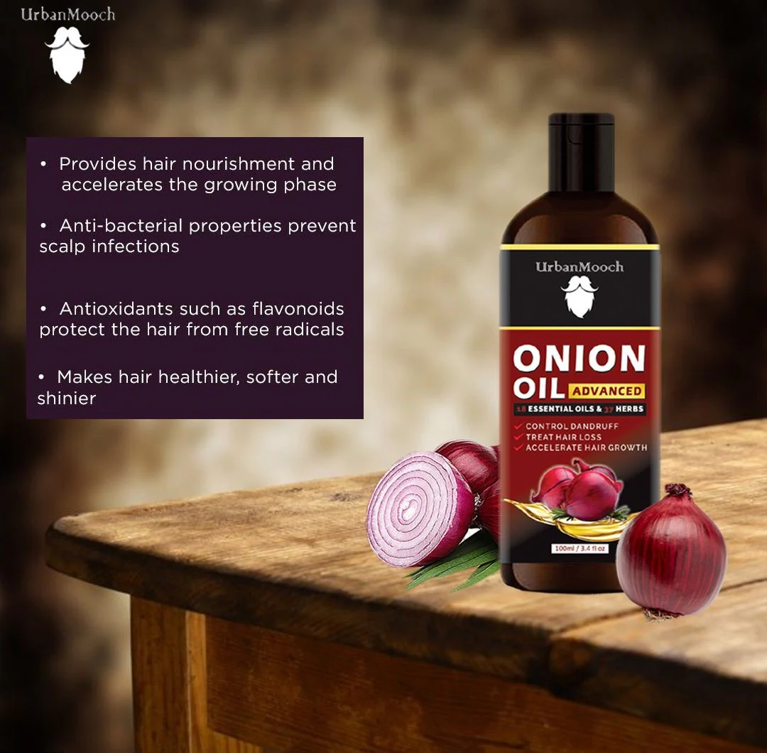 Organic Onion Hair Oil for Nourished and Stronger Hair - Image 3