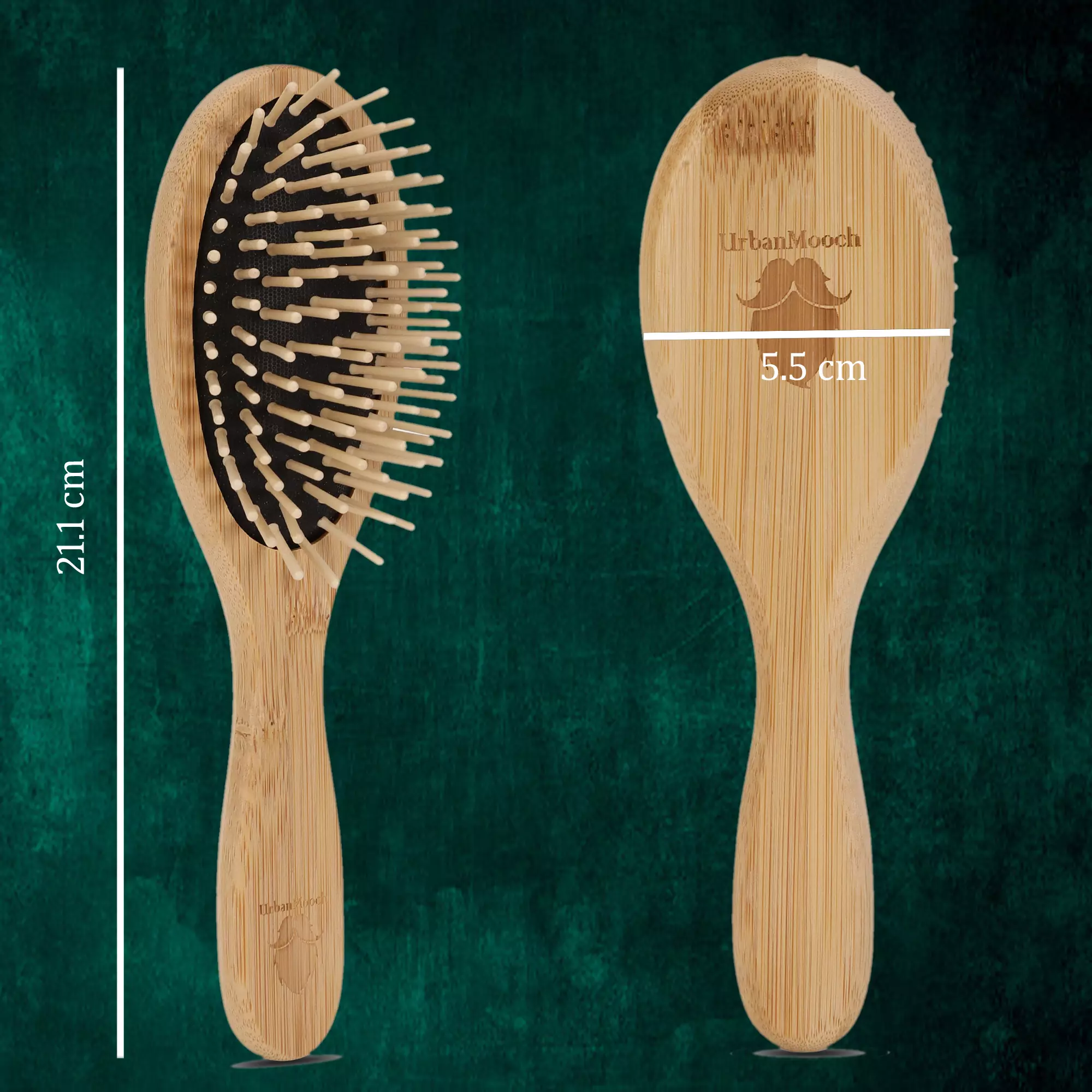 Premium Bamboo Bristle Hair Brush - Image 3