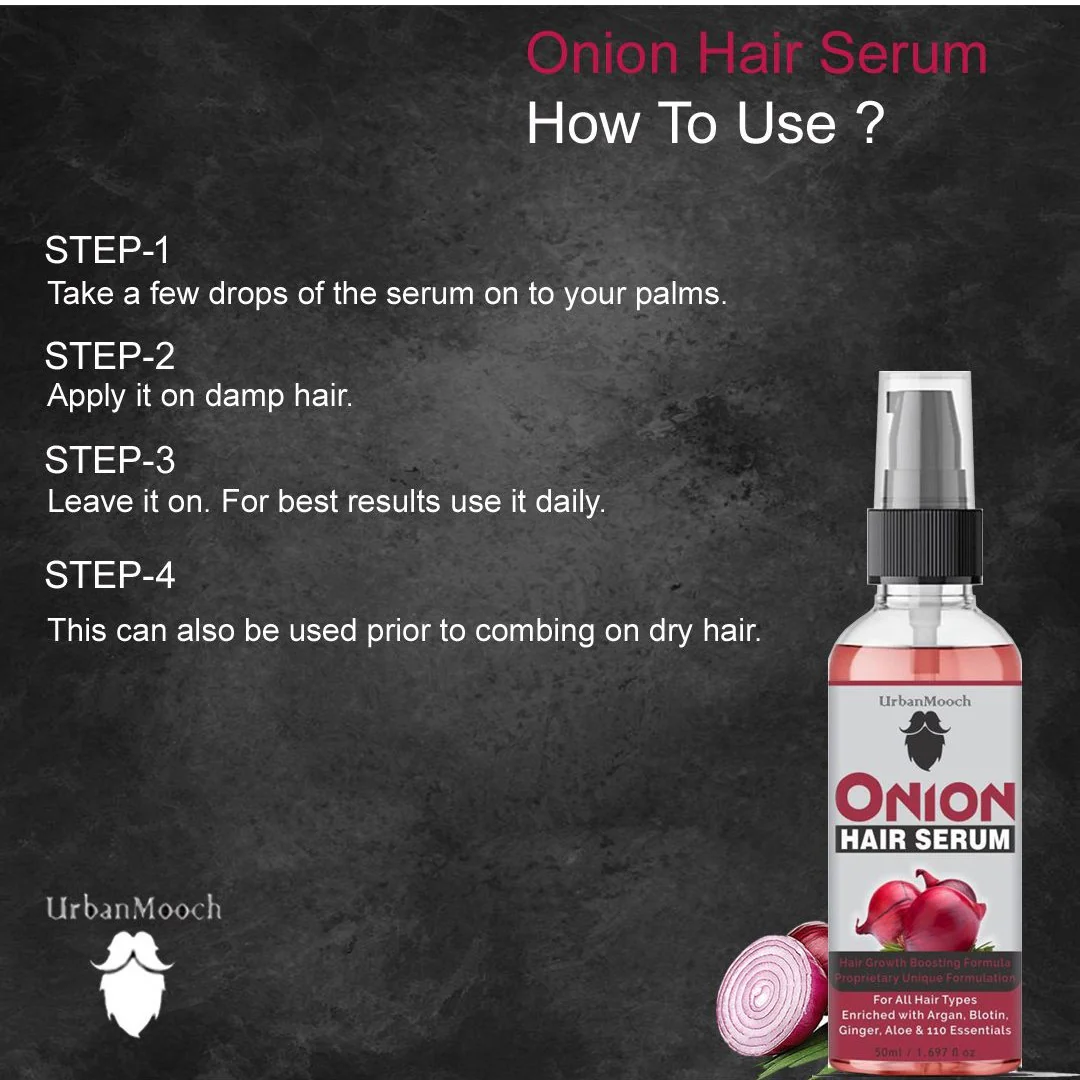 Revitalizing Onion Hair Serum For Nourished Hair - Image 3