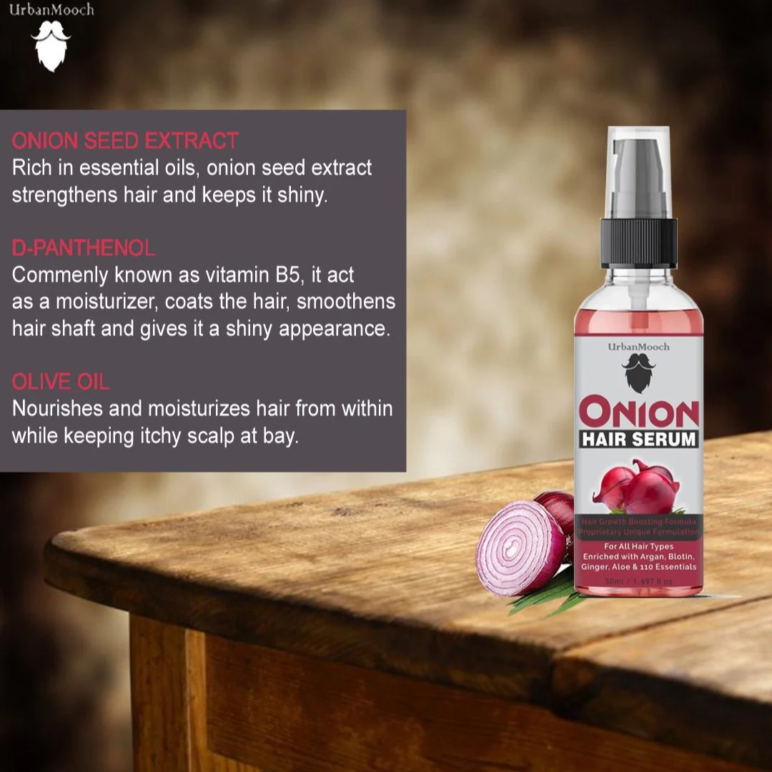 Revitalizing Onion Hair Serum For Nourished Hair - Image 4