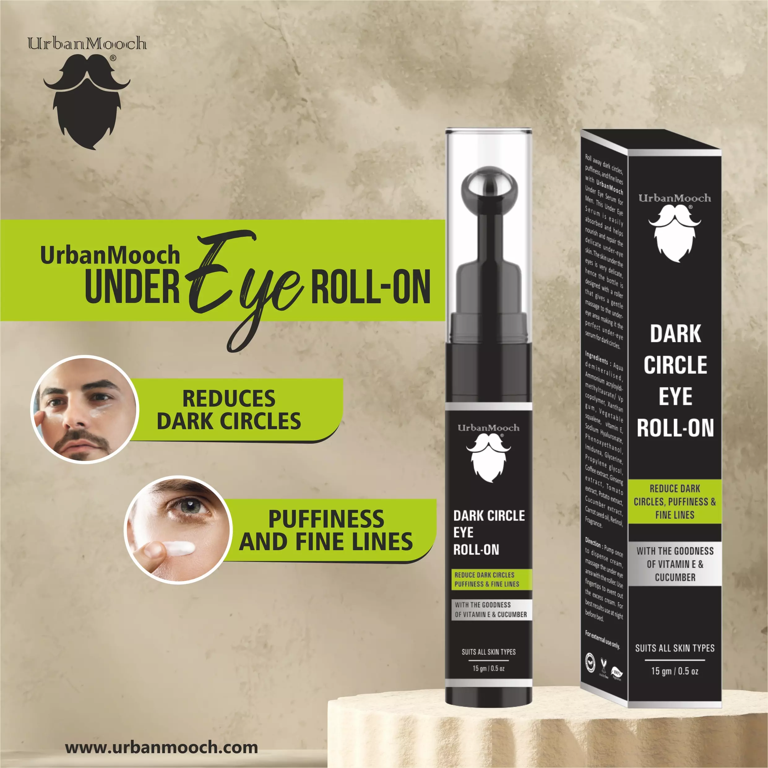 Revitalizing Under Eye Roll On for Dark Circles - Image 3