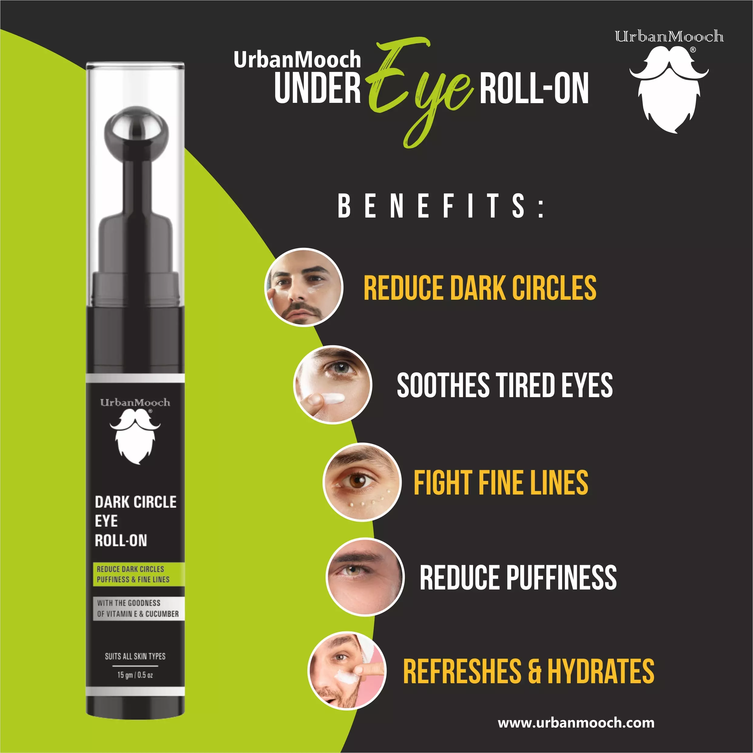 Revitalizing Under Eye Roll On for Dark Circles - Image 5