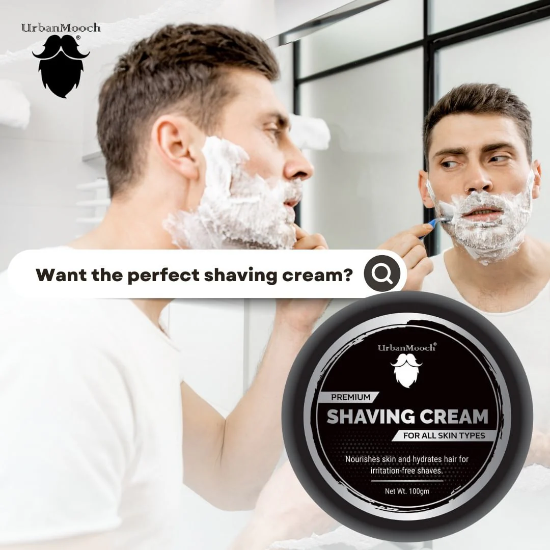 UrbanMooch Shaving Cream for Smooth Shave with Shea Butter - Image 6