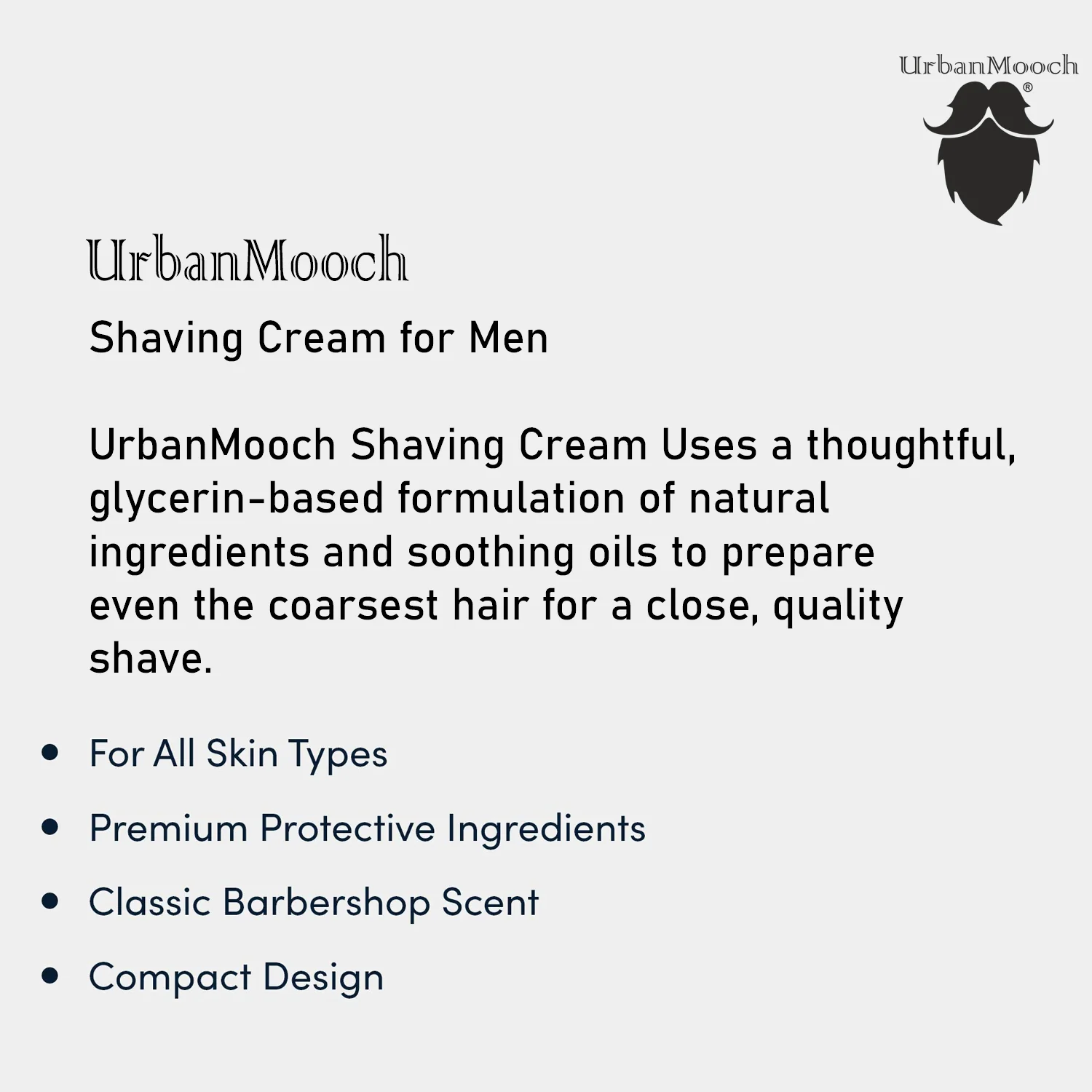 UrbanMooch Shaving Cream for Smooth Shave with Shea Butter - Image 7