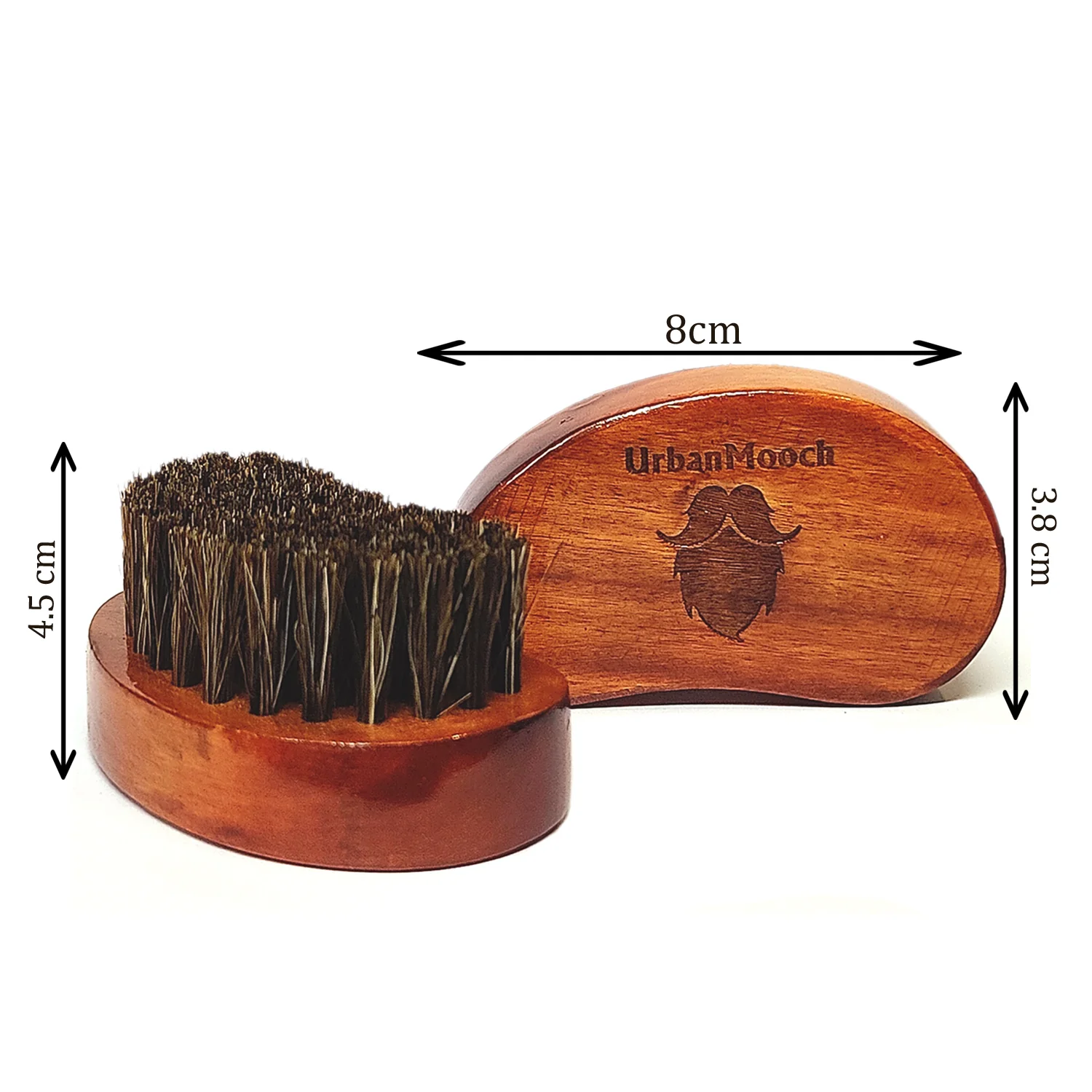 UrbanMooch 4 in 1 Beard Grooming Kit for Men | Anniversary, Birthday, Valentine Gift for Brother, Boyfriend, Husband | Charcoal Face & Beard Wash, Powerful Beard Growth Oil, Boar Bristle Beard Brush & Wooden Beard Comb - Image 6