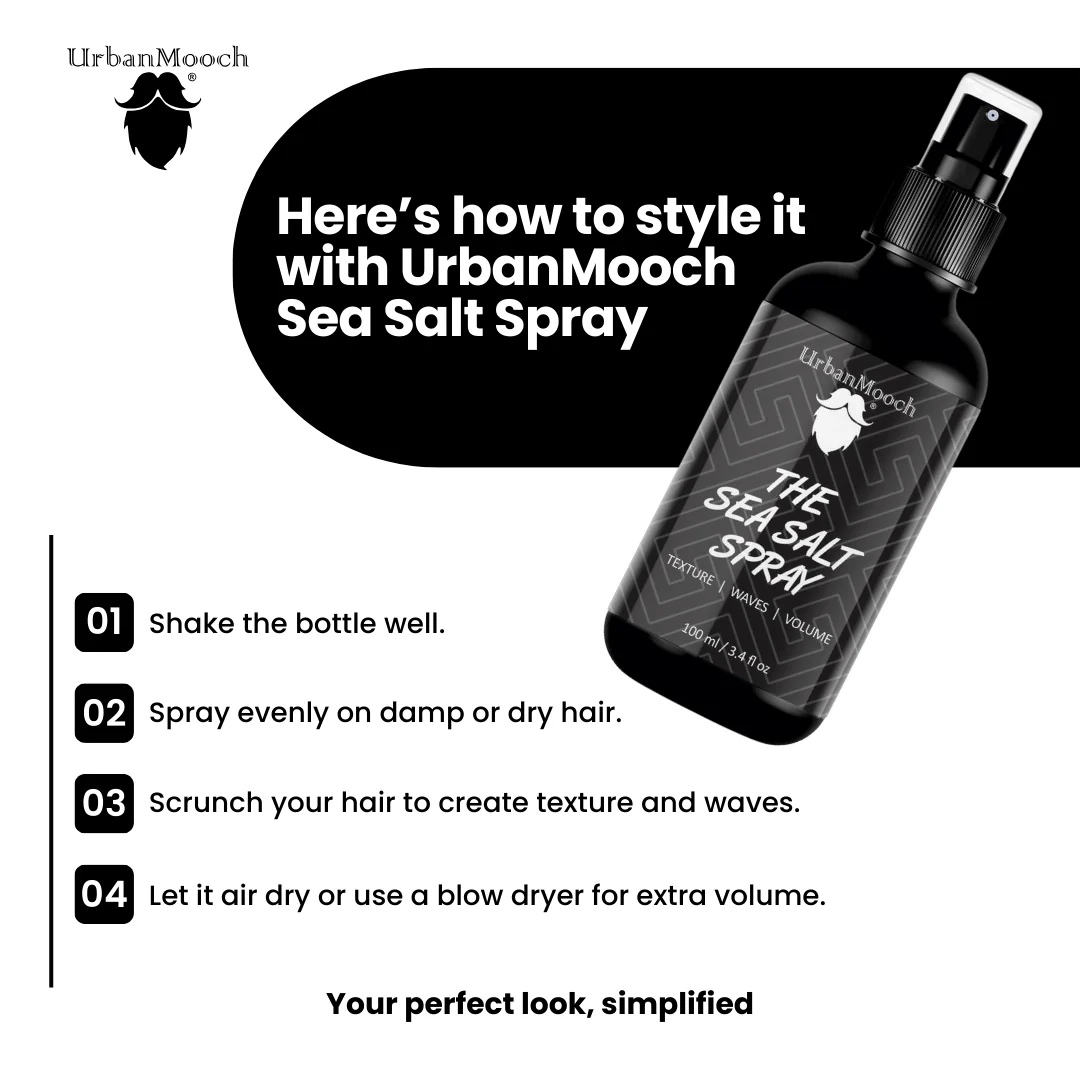 UrbanMooch Hair Volumizing Sea Salt Spray for Hair | Hair Texture Spray & Matte Hold - Image 5
