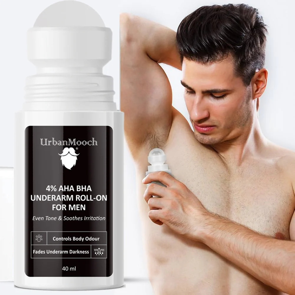 UrbanMooch Underarm Roll On for Men – 4% AHA BHA | Brightening Deodorant | 48-Hour Odor Protection | Alcohol-Free - Image 6